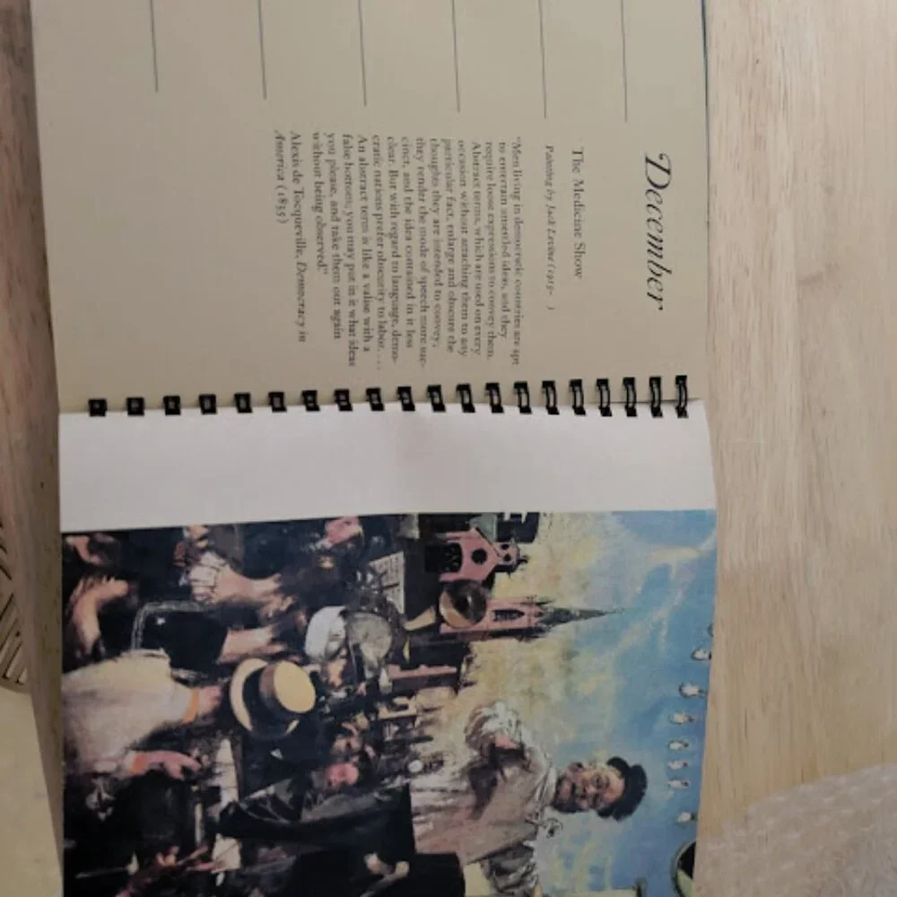 Vintage 1975 Metropolitan Museum of Art Calendar.